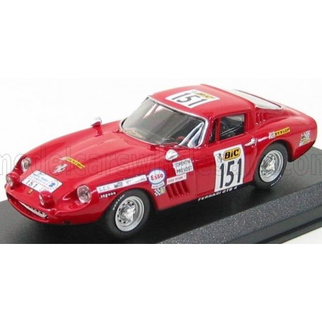 Ferrari 275 GTB4 Coupe 151 Tour de France Auto 1970 Corentin - Prevost Best Model BEST9383