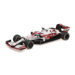 Alfa Romeo Ferrari C41 7 F1 Grand Prix d'Abu Dhabi 2021 Kimi Raikkonen Last F1 Race Minichamps 117212307