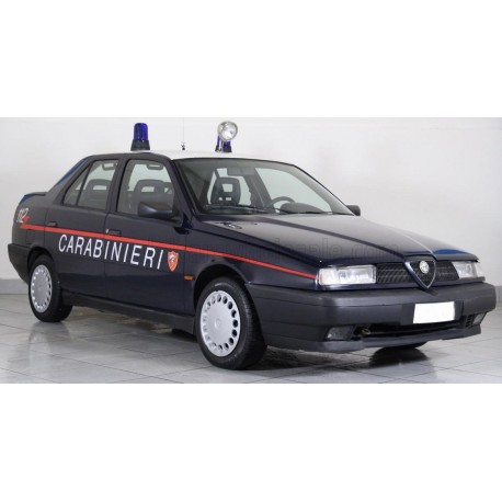 Alfa Romeo 155 Carabinieri 1992 Blue Triple 9 T9-1800385