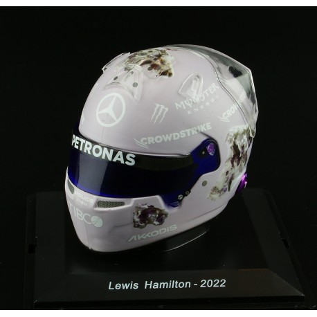Casque Helmet 1/5 F1 Monaco 2022 Lewis Hamilton McLaren Spark 5HF081