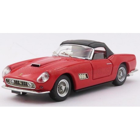 Ferrari 250 LWB California long nose Spider closed 1960 Red Black Art Model ART436