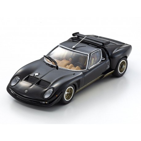Lamborghini Miura SVR 1970 Black Kyosho 03203BKG