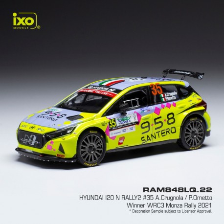 Hyundai i20 Rally2 35 Monza Rally 2021 A.Crugnola - P.Ometto IXO RAM848LQ