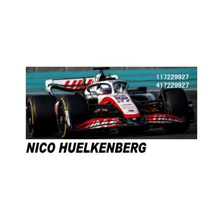 Haas Ferrari VF-22 27 F1 Test Abu Dhabi 2022 Nico Hulkenberg Minichamps 417229927