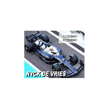 Alpha Tauri Red Bull AT03 45 F1 Test Abu Dhabi 2022 Nick de Vries Minichamps 417229941