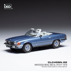 Mercedes 280 SL R107 1979 Light Blue Metallic IXO CLC458N