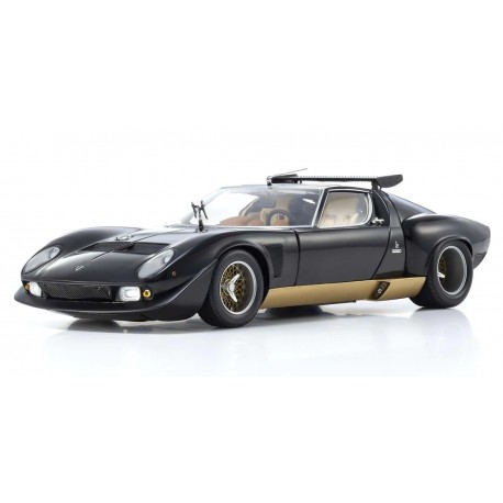 Lamborghini Miura SVR 1970 Black Gold Kyosho 08319BKG