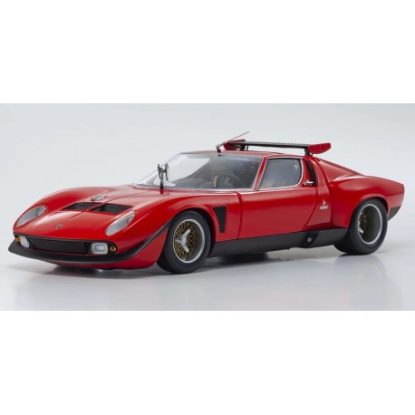 Lamborghini Miura SVR 1970 Red Black Kyosho 08319RBK