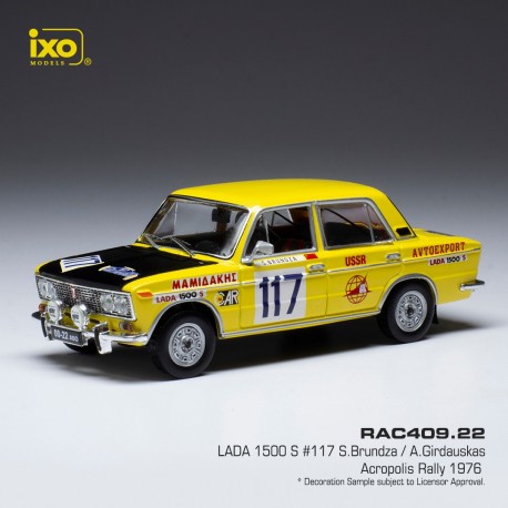Lada 1500 S 117 Rallye de l'Acropole 1976 Brundza - Girdauskas IXO RAC409