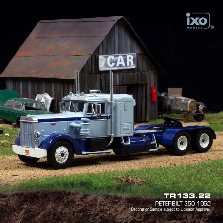 Peterbilt 350 1952 Light Blue and Blue IXO TR133