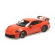 Porsche 911 (992) GT3 2021 Orange with Black wheels Minichamps 117069000