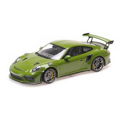Porsche 911 GT3RS (991.2) 2019 Green with Silver wheels Minichamps 155068234