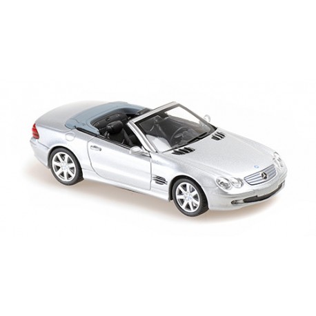 Mercedes Benz SL Class (R230) 2001 Silver Minichamps 940031030