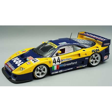 Ferrari F40 GTE 3.5L Turbo V8 44 24 Heures du Mans 1996 Tecnomodel TM18-286B