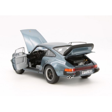 Porsche 911 930 3.0 Turbo Coupé 1987 Venetian Blue Met Norev 187667