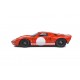 Ford GT40 MKI Racing 1968 Red White Solido S1803005