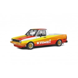 Volkswagen Caddy Pickup MKI Kamei Tribute 1982 Orange Yellow Red Solido S1803506