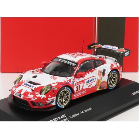 Porsche 911 991.2 GT3 R 31 24 Heures du Nurburgring 2019 IXO LEGT43021