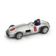 Mercedes W196 with pilot 8 Juan Manuel Fangio F1 Winner Pays bas 1955 Brumm R072-ch
