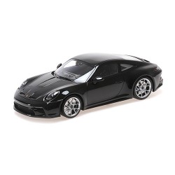 Porsche 911 (992) GT3 Touring 2022 Black with Silver wheels Minichamps 117069020