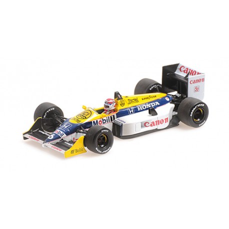Williams Honda FW11B dirty version 6 F1 World Champion 1987 Nelson Piquet Minichamps 436876606
