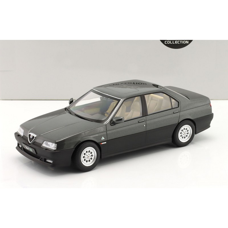 1994 Alfa Romeo 164 Q4 Gris Foncé Métallisé/Noir 1:18 - Voiture Rép