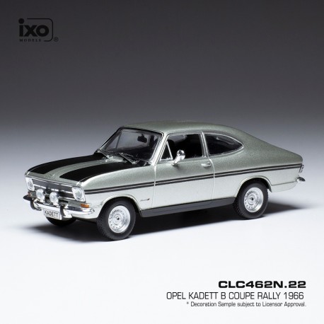 Opel Kadett B Coupe Rallye 1966 Silver IXO CLC462N