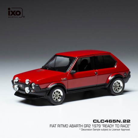 Fiat Ritmo Abarth Gr 2 1979 Red IXO CLC465N