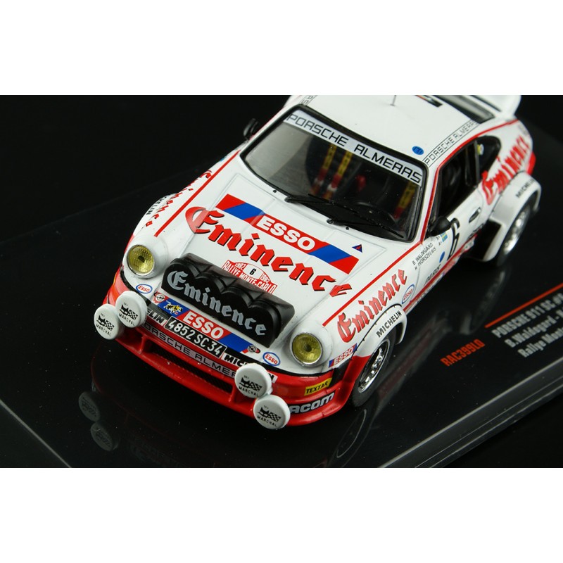 Miniature 1:43 IXO Porsche 911 SC N°6 Rallye Monte-Carlo 1982, Waldegard/Thorszelius