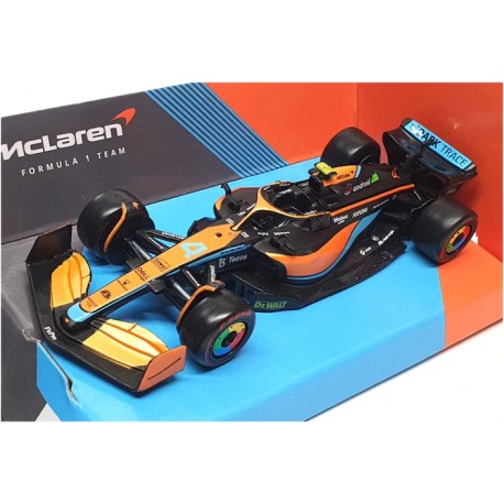 McLaren Mercedes MCL36 4 Lando Norris F1 2022 Bburago BU38063-4