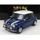 Mini&nbsp;Cooper 1992 Blue Metallic White KK Scale KKDC120053L