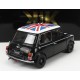 Mini&nbsp;Cooper RHD with Union Jack 1992 Black White KK Scale KKDC120052R