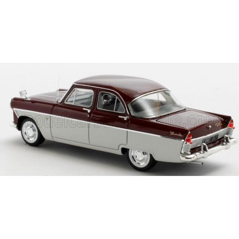 Matrix MAX40603-152 Ford Zodiac 206E 1959-1962 maroon / grey 1/43