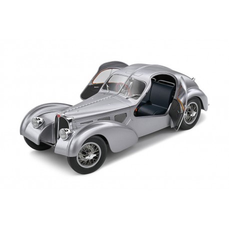 Bugatti Type 57SC Atlantic 1937 Silver Solido S1802105
