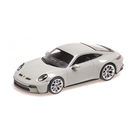 Porsche 911 (992) GT3 Touring 2021 Kreide with Silver wheels Minichamps 410069600