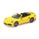 Porsche 911 992 Turbo S Cabriolet 2019 Yellow Minichamps 410069484