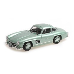Mercedes Benz 300 SL (W198) 1955 Light Green Metallic Minichamps 110037221
