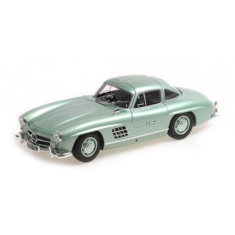 Mercedes Benz 300 SL (W198) 1955 Light Green Metallic Minichamps 110037221