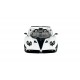 Pagani Zonda HP Barchetta Carbon Fibre 2018 White LCD Model LCD18009WH