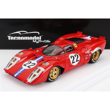 Ferrari 312P Coupé 22 Sebring 1970 Tecnomodel TEC43-005E