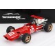 Ferrari 312B 10 Jacky Ickx F1 4ème Pays Bas 1968 Tecnomodel TEC43-018B