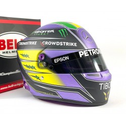 Casque Helmet 1/2 Lewis Hamilton F1 Brésil 2021 Bell 4100146