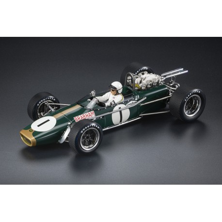Brabham BT24 with pilot 1 Jack Brabham F1 2ème Mexique 1967 GP Replicas GP122AWD