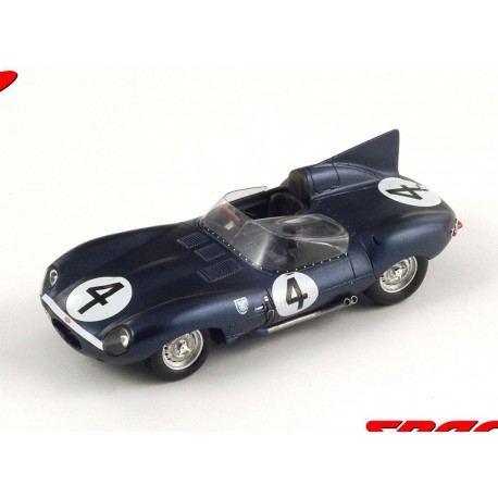 Jaguar Type D 4 Winner 24 Heures du Mans 1956 Spark 43LM56