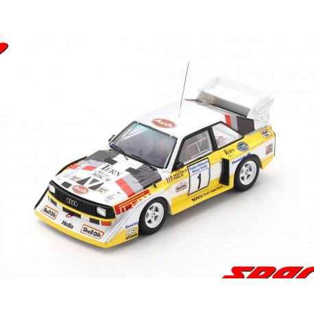 Audi Sport Quattro S1 E2 1 Manx International Rally 1985 Mouton - Pons Spark S7897