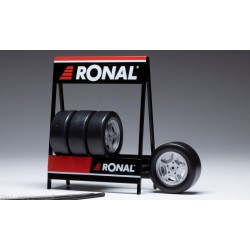 Accessoires Ronal GM Silver Set of 4 Wheels IXO 18SET018W