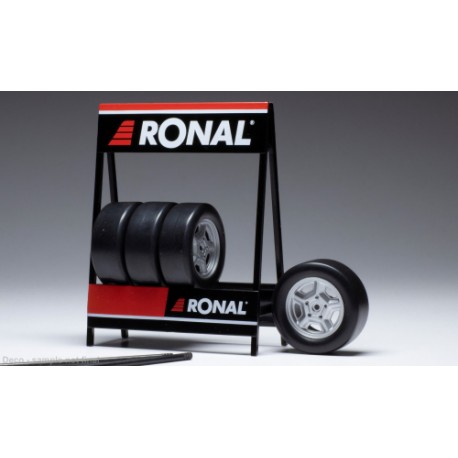 Accessoires Ronal GM Silver Set of 4 Wheels IXO 18SET018W
