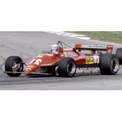 Ferrari 126C2 Twin Rear Spoiler 27 Gilles Villeneuve F1 Long Beach 1982 GP Replicas GP12-10EWD