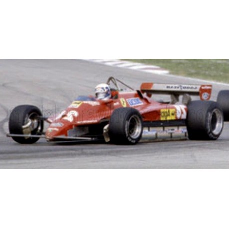 Ferrari 126C2 Twin Rear Spoiler 27 Gilles Villeneuve F1 Long Beach 1982 GP Replicas GP12-10EWD