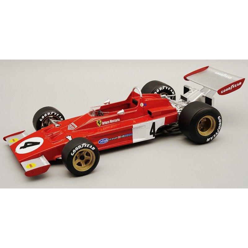 FERRARI 312 B3-73 1973 A. MEZZARIO F1 FORMULE 1 N°4 rouge au